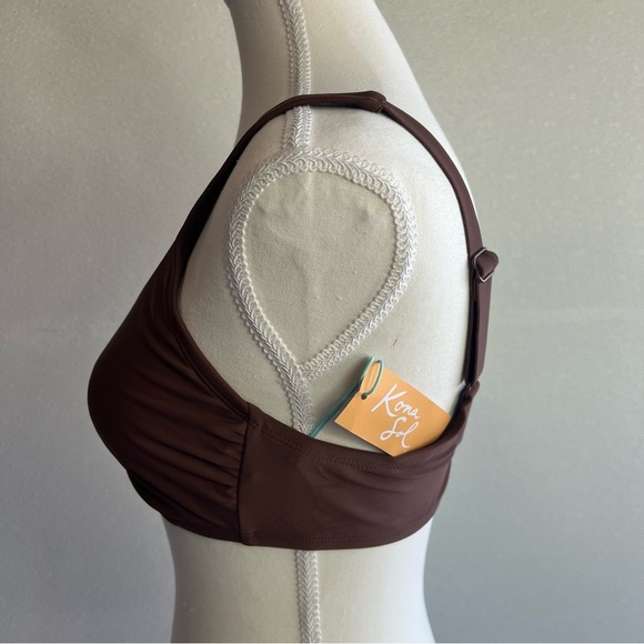 Kona Sol Bralette Bikini Top -
Mulberry Brown Size M (8-10) NWT - Picture 13 of 16